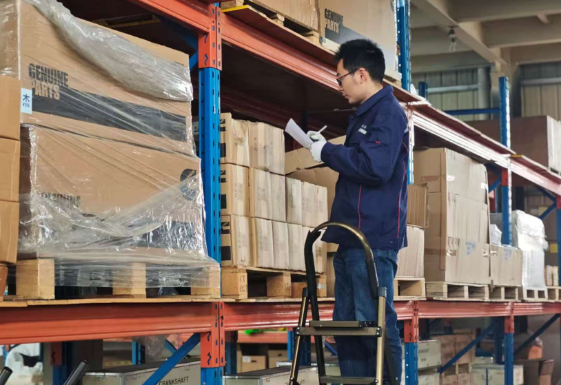 Quality control and precision measurement of a VPGASKET head gasket kit.