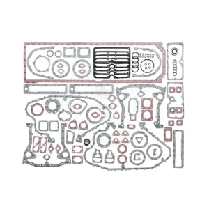 3017564 Cummins VT28 lower engine gasket kit featuring heavy-duty oil pan seals and crankshaft seals for V12 industrial overhaul