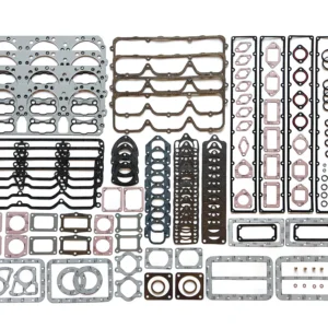 3803697 Cummins VT28 upper engine gasket kit featuring heavy-duty cylinder head seals for V12 industrial overhaul