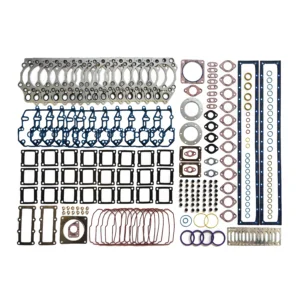 3804718 Cummins QST30 upper engine gasket kit featuring heavy-duty cylinder head gaskets for V12 industrial engines