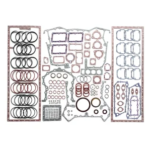 3804938 Cummins QST30 lower engine gasket kit featuring reinforced crankshaft seals and heavy-duty oil pan gaskets