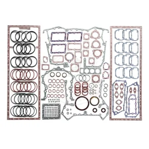 3804938 Cummins QST30 lower engine gasket kit featuring reinforced crankshaft seals and heavy-duty oil pan gaskets