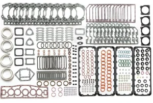4089848 Cummins QSK38 upper engine gasket kit featuring high-performance MLS head gaskets for V12 overhaul