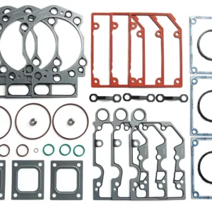 4352593 Cummins QSK50 cylinder head gasket kit with reinforced fire rings and high-temp seals for V16 engine repair.