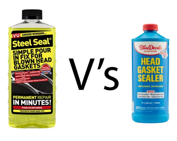 Chemical liquid sealer versus a professional physical head gasket repair kit.