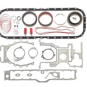 4955591 Cummins QSX15 lower engine gasket kit for industrial machinery and heavy-duty bottom end overhaul