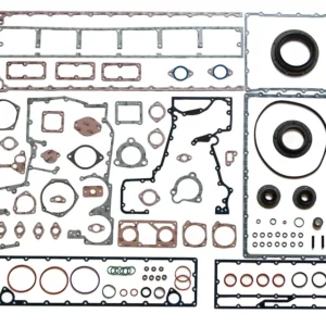 5648382 Cummins QSK19 lower engine gasket kit featuring heavy-duty crankshaft seals and oil pan gaskets for industrial overhaul