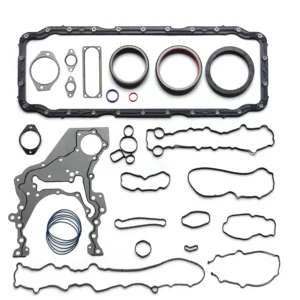 6380742 Cummins ISZ lower engine gasket kit for heavy-duty bottom block repair and oil leak prevention