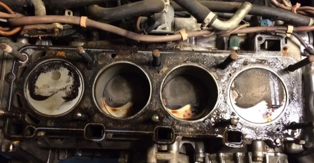 gaskets for cars head gasket failure damage heavy duty diesel engine workshop