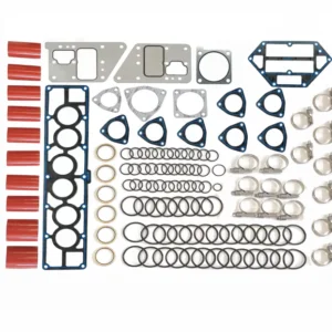 4089202 Cummins QSK60 cooling system gasket kit featuring high-pressure O-rings and thermostat seals for V16 industrial engines