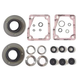 4089309 Cummins QSK60 lower accessory gasket kit featuring high-temperature polymer seals and reinforced matrices for V16 industrial engine gear train components