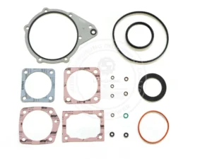 4376487 Cummins QSK60 water pump gasket kit featuring high-pressure coolant seals and advanced elastomers for V16 industrial engines