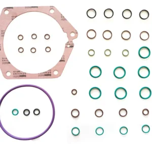 4956061 Cummins QSK50 fuel system gasket kit featuring high-pressure Viton O-rings and injector seals for industrial V16 engine overhaul