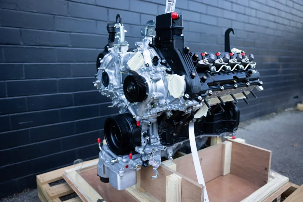 Used Toyota Land Cruiser V8 diesel vs Inline 6 engine bay comparison
