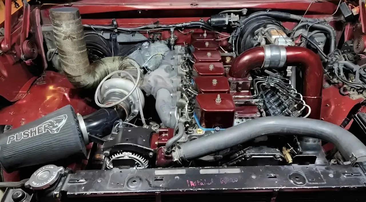 Classic Dodge Ram Cummins 12-valve diesel engine