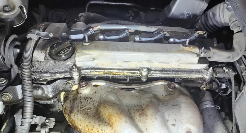 Toyota Land Cruiser oil leak around valve cover gasket, Second-hand Toyota Land Cruisers