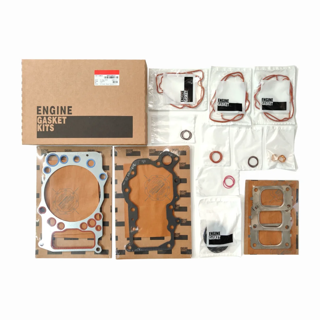 Complete unboxing of the 4955812 cylinder head gasket kit for QSK78