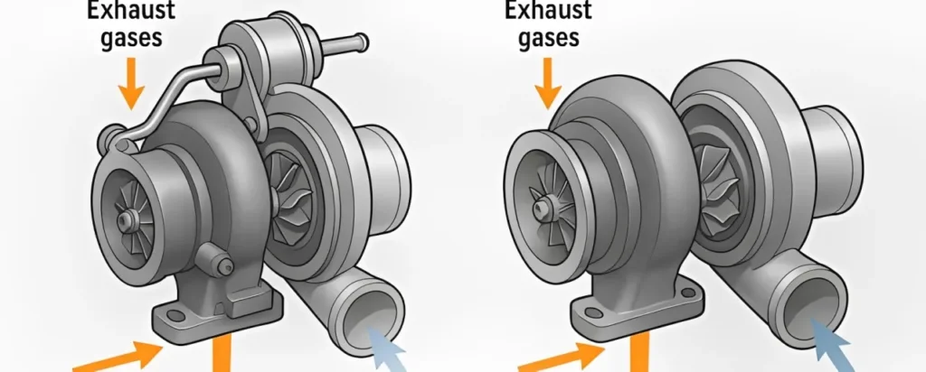 pneumatic versus electronic wastegate comparison