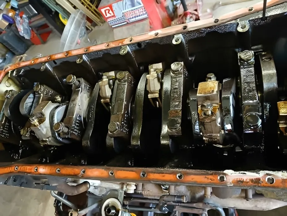 Comparing normal vapor to severe Blow-by issues 12 valve cummins.