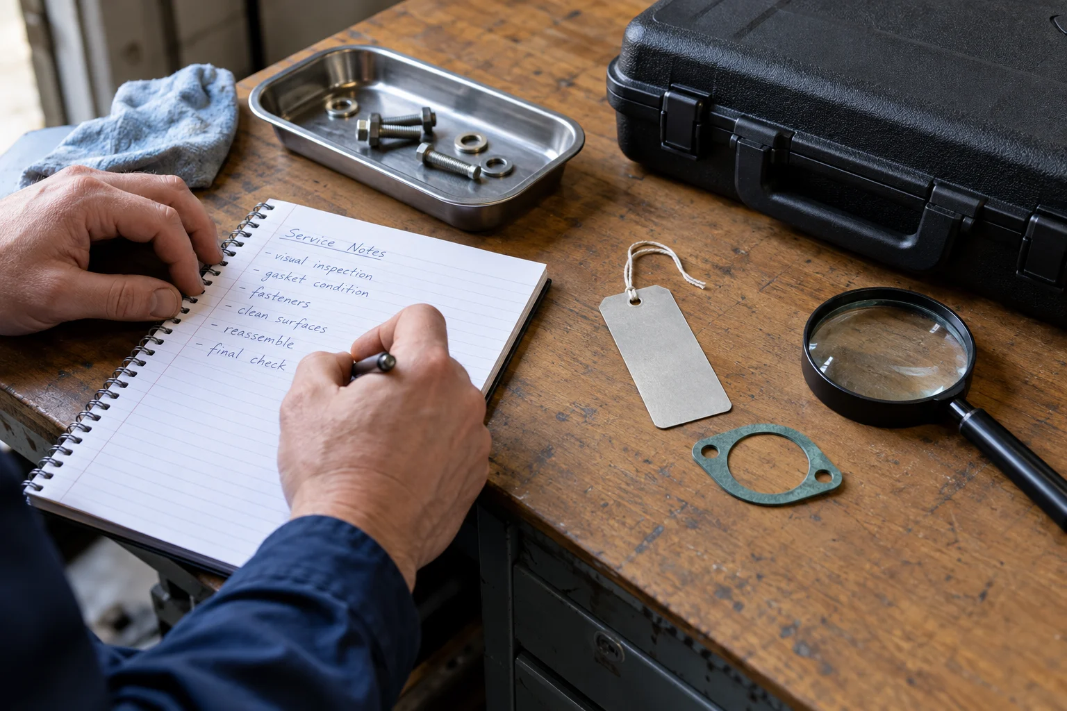 Truck air compressor gasket kit identification and evidence review