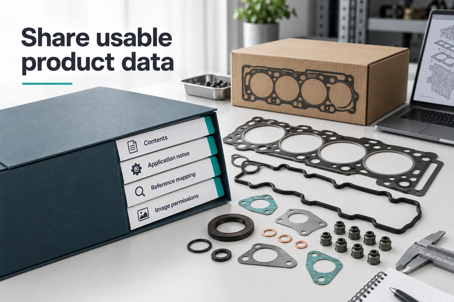Distributor product information pack for a gasket kit