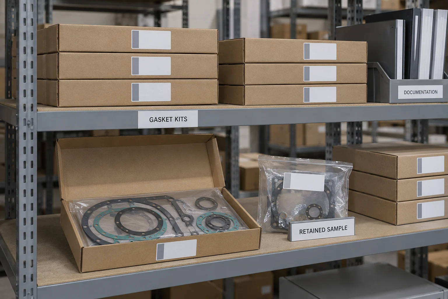 Protected retained samples and traceability records