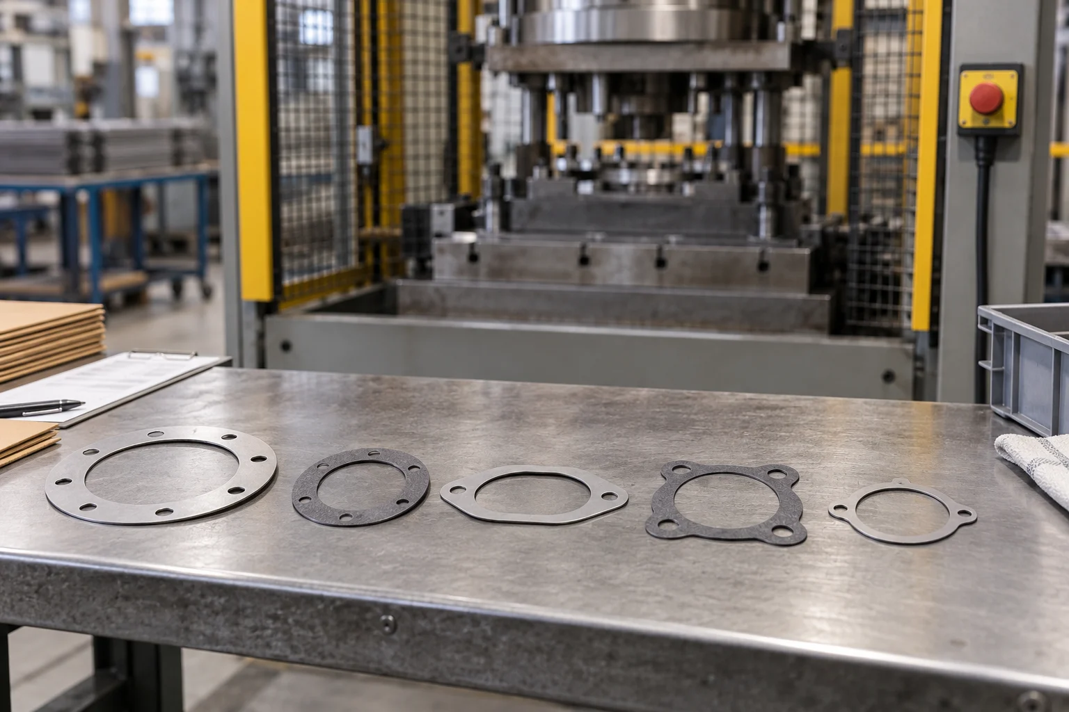 Generic production samples prepared for inspection
